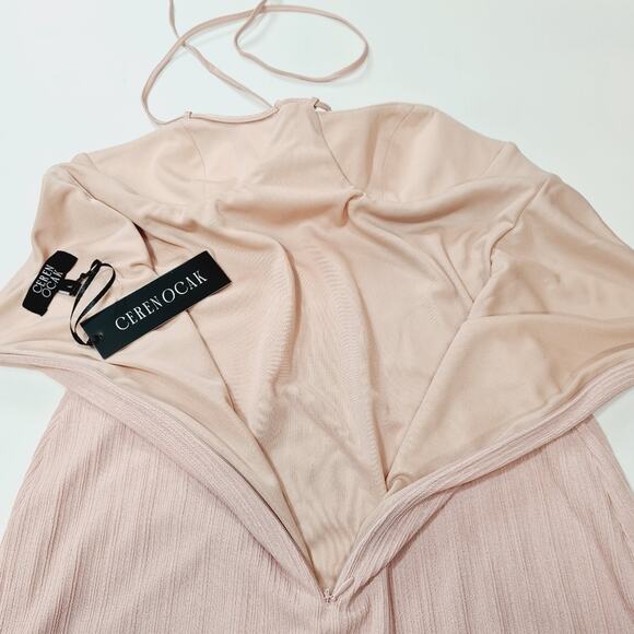 Ceren Ocak Knit Dress in Pink Large - Picture 4 of 16